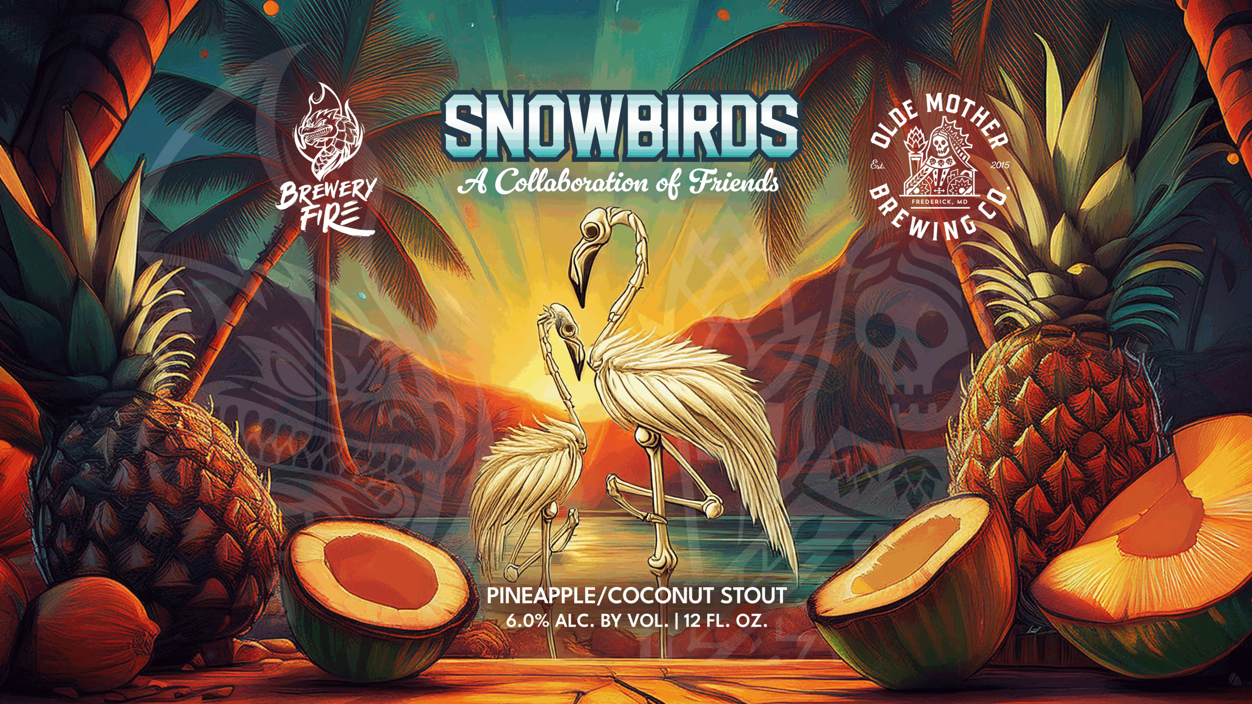 Snowbirds Pineapple Coconut Stout